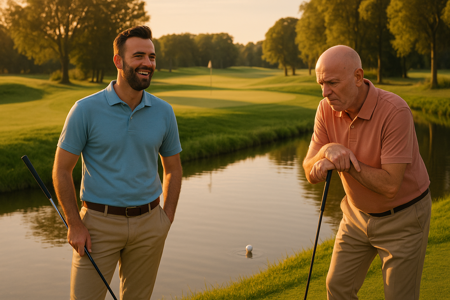 20250709_1407_Zomers Golfwedstrijd Moment_remix_01jzqh8f9bebabz2jy20e5c4rd.png